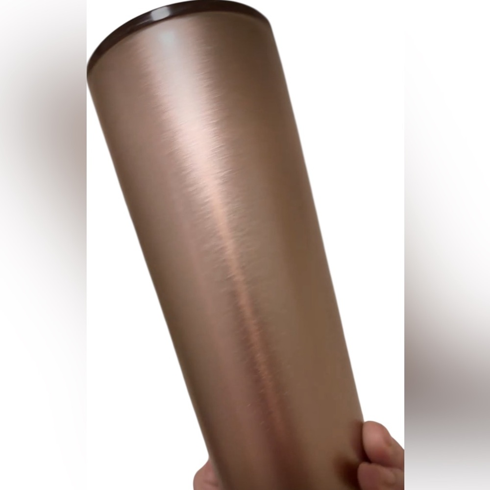 NEW 2018 RARE Starbucks Rose Gold glitter top 24oz Venti stainless Steel tumbler - Picture 8 of 17